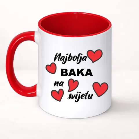 Најбоља бака на свијету 2 - Шоља Цлассиц – артикл са принтом