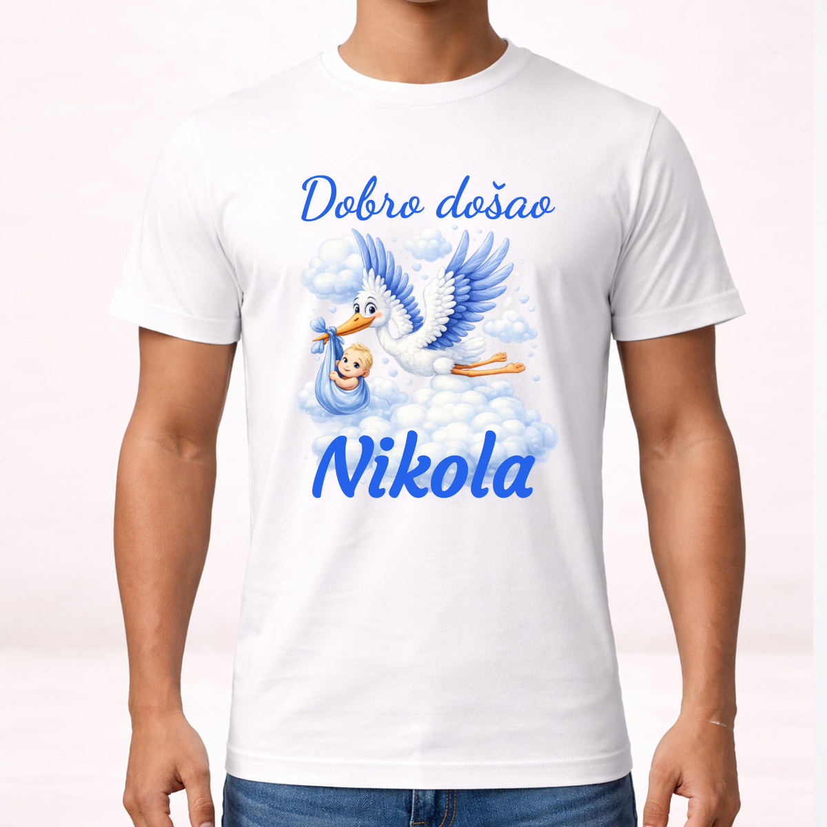 Dobro došla - dječak - Majica – prikaz izdelka