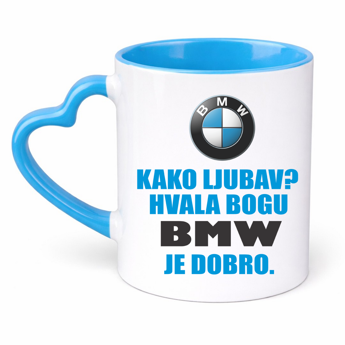 Како љубав? Хвала богу BMW је добро - Шоља Срце – приказ артикла