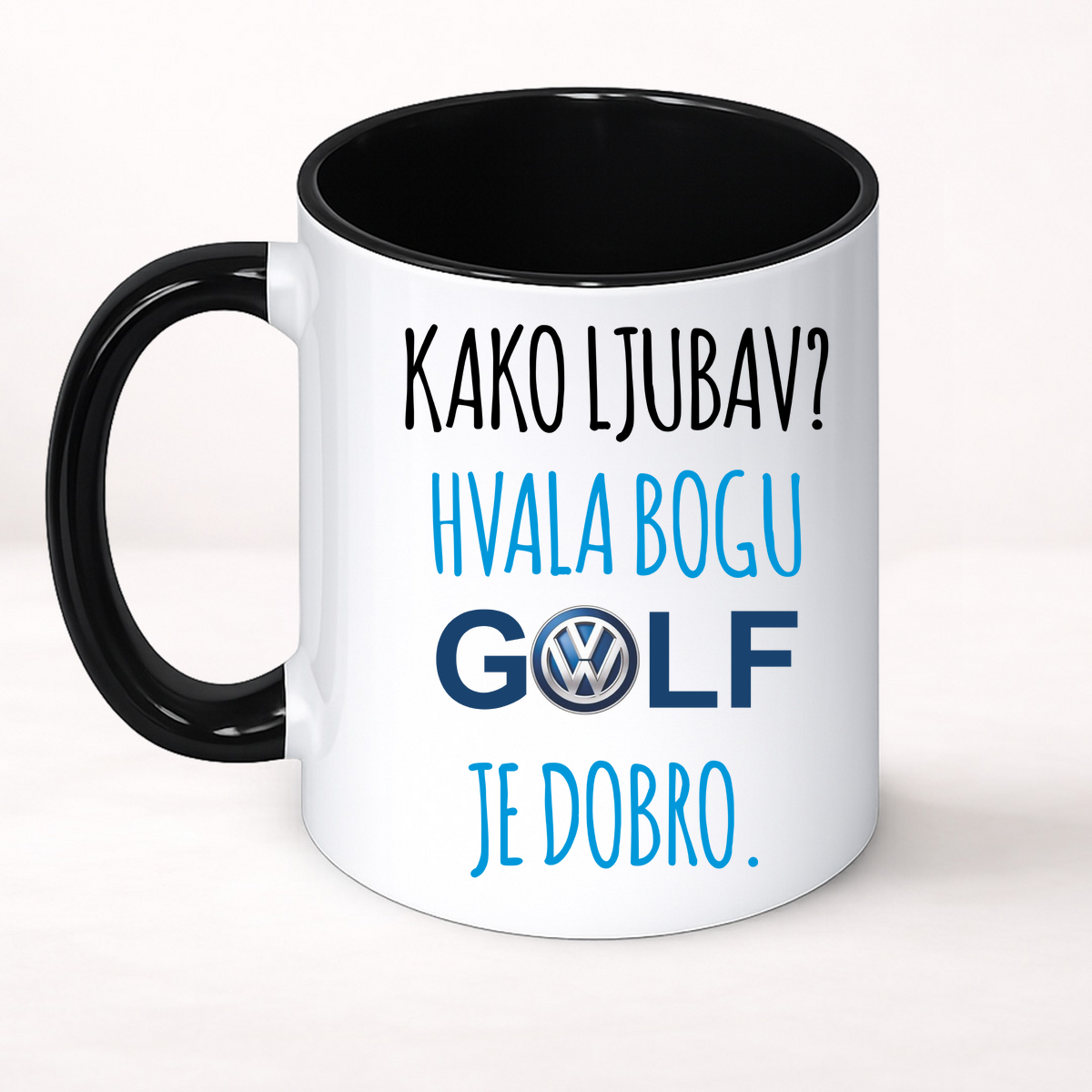 Kako ljubav? Hvala bogu GOLF je dobro #2 - Šolja Classic – prikaz proizvoda