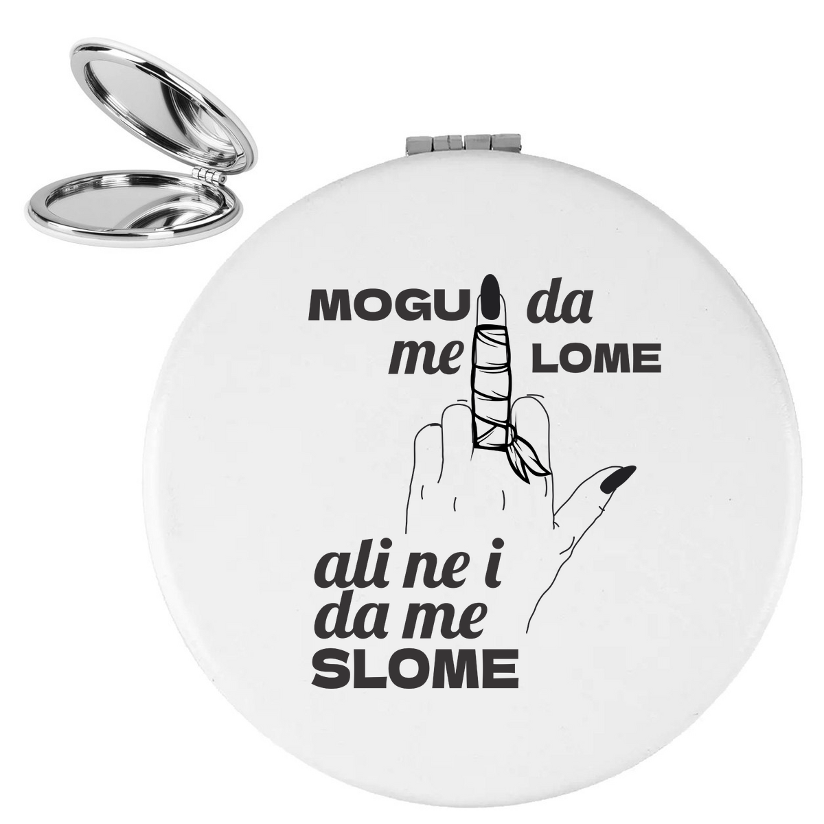 Mogu da me lome ali ne i da me slome - Ogledalce – prikaz izdelka