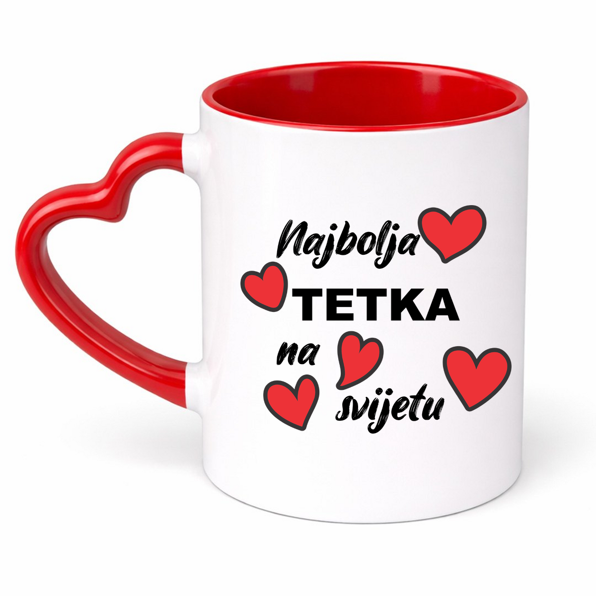 Najbolja tetka - Šolja Srce – prikaz izdelka