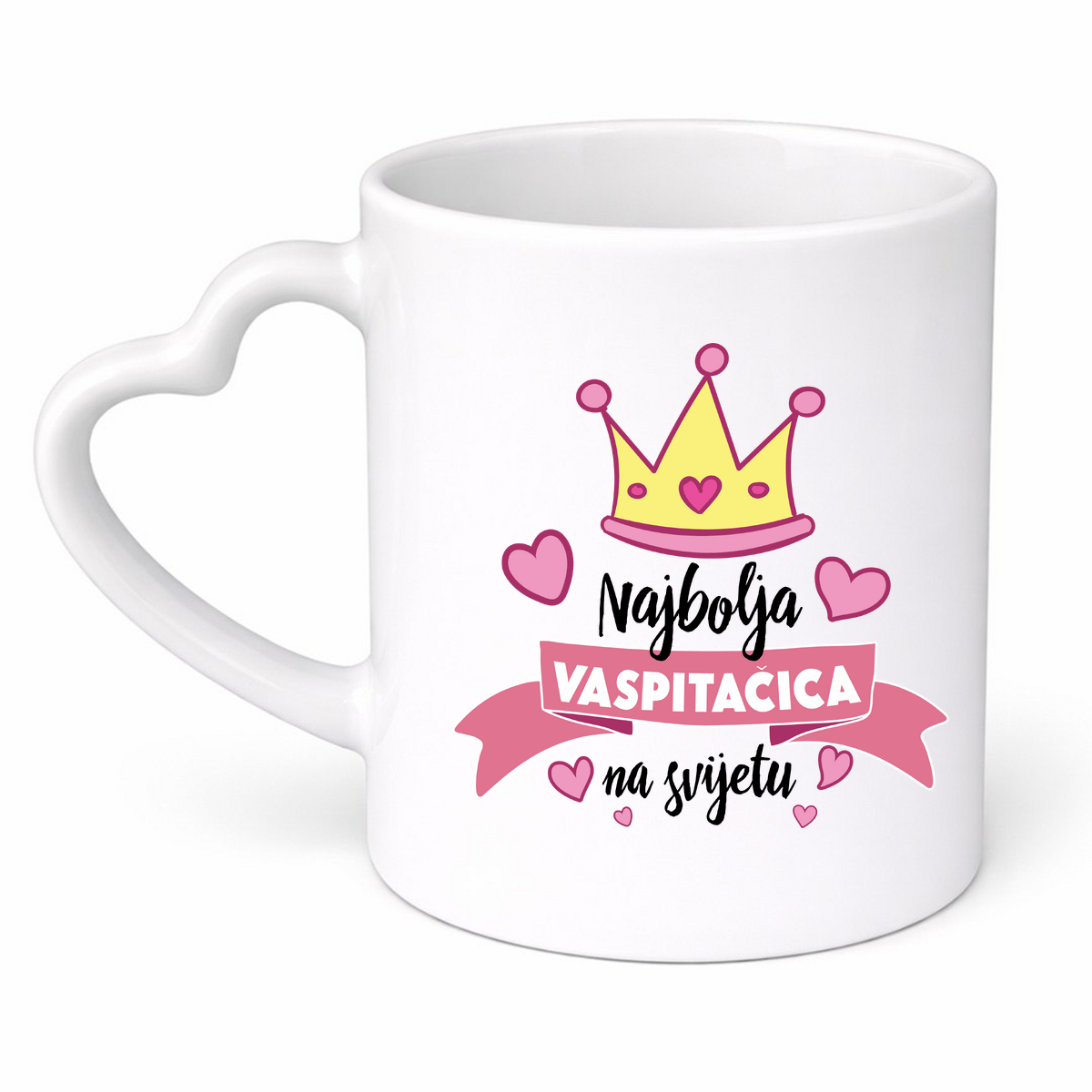Najbolja vaspitacica - Šolja srce – prikaz izdelka