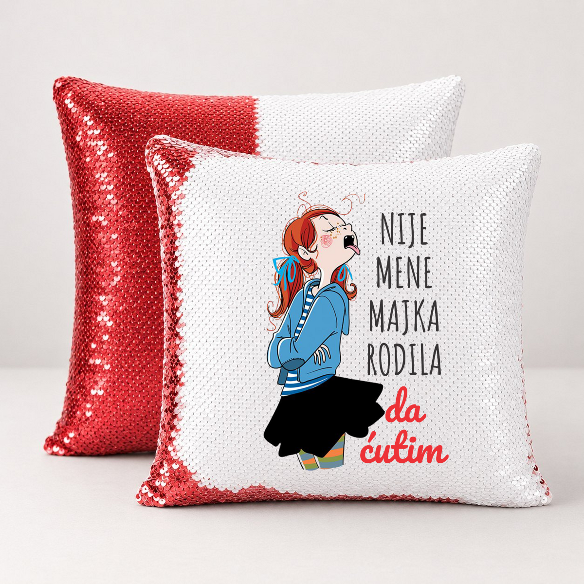 Nije mene majka rodila da ćutim - Jastuk magični – prikaz proizvoda