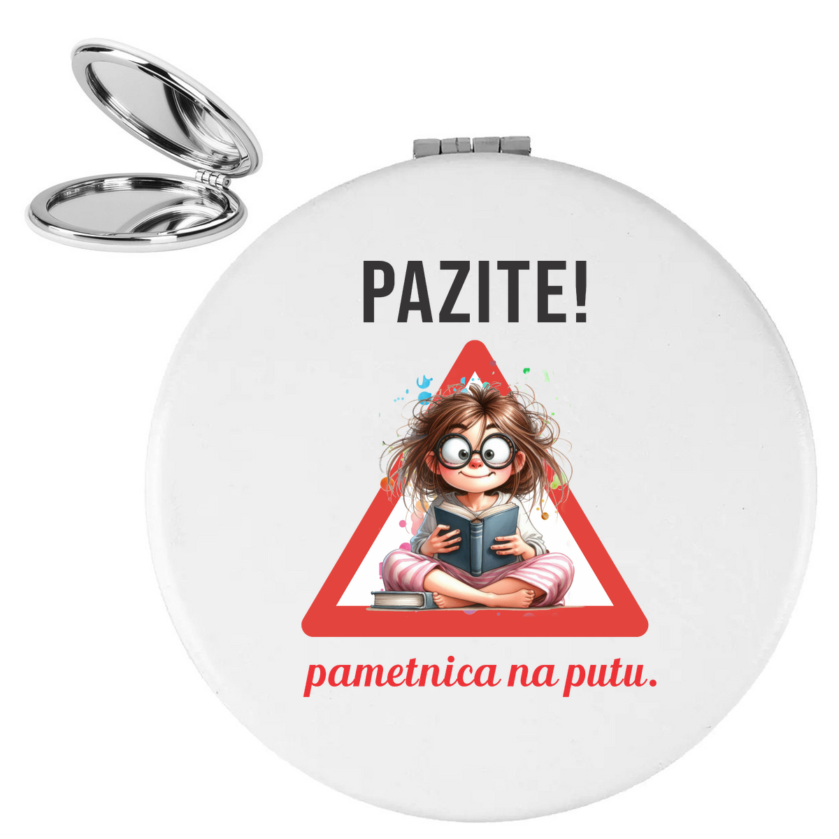 Pazite pametnica na putu - Ogledalce – prikaz izdelka